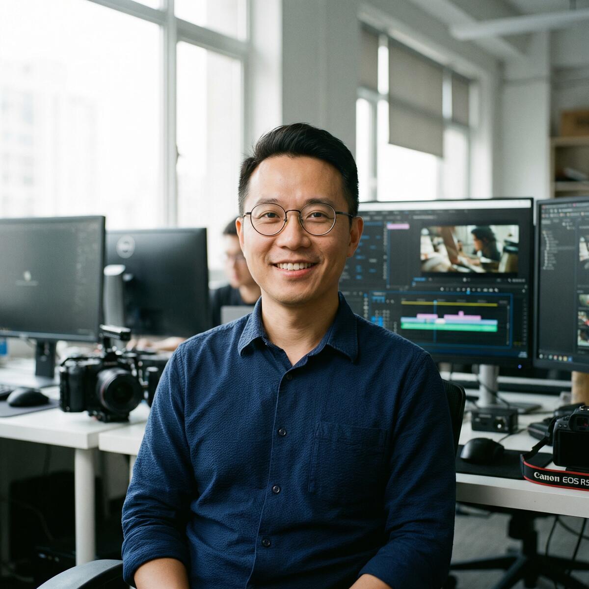 黄色仓库视频剪辑总监